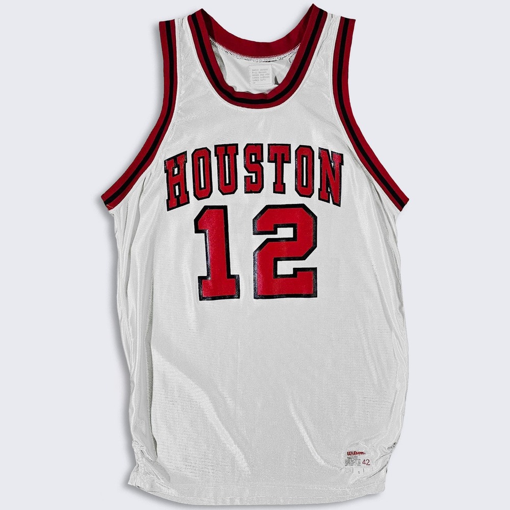 Houston Cougars Vintage 80s Wilson Player Edition Basketball Jersey